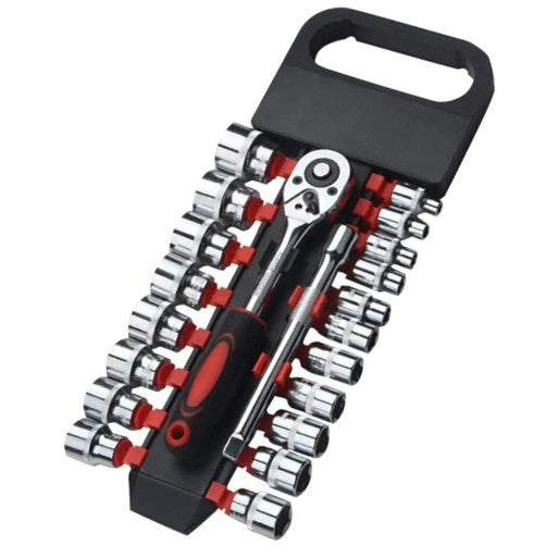 Juego de dados kit set de 3/8 con 20 piezas.