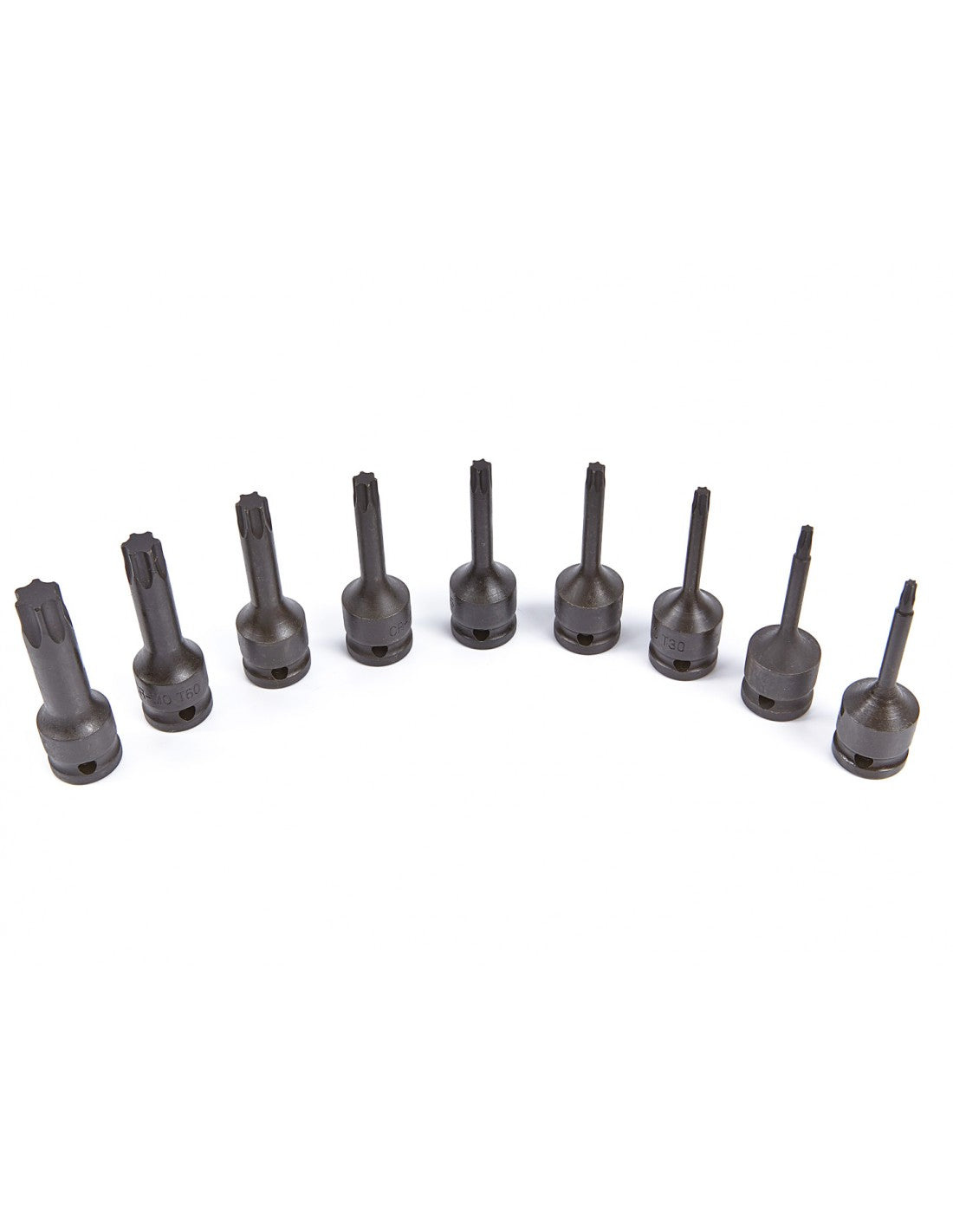 KIT DE 9 PUNTAS DE IMPACTO TORX.