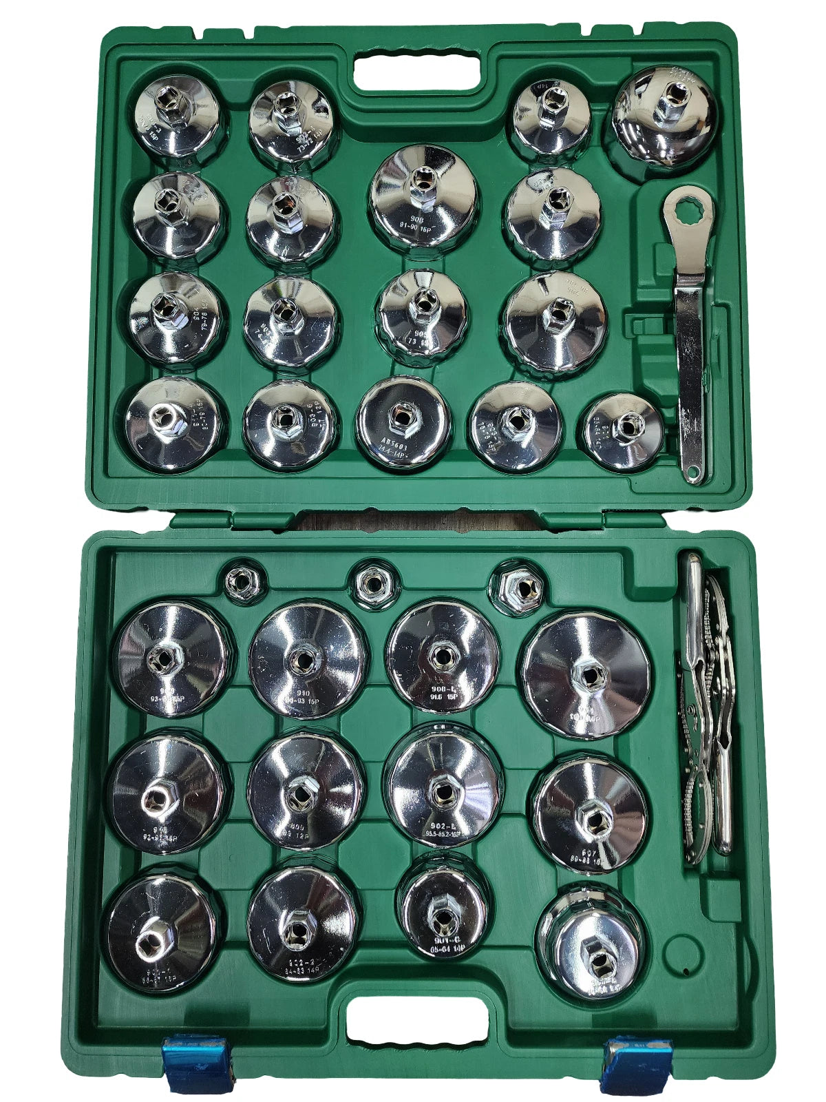 Kit extractores de filtros de aceite de aceite de 35pcs.